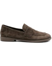 SERGIO MORETTI FIRENZE - Suede Penny Loafers - Lyst