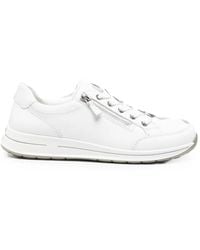 Ara - Osaka Side-Zip Leather Sneakers - Lyst
