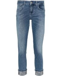 Liu Jo - Bottom Up Skinny Jeans - Lyst