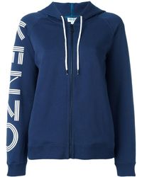 KENZO - Logo Print Hoodie - Lyst
