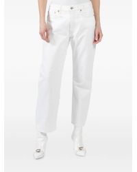 R13 - Jeans Met Geborduurd Logo En Franje - Lyst