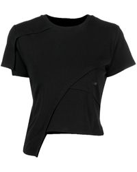 HELIOT EMIL - Logo-print Asymmetric T-shirt - Lyst