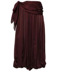 Zimmermann - Luna Silk Trousers - Lyst