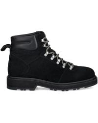GANT - Lace-Up Panelled Hiking Boots - Lyst