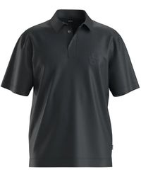 BOSS - Logo-Detail Polo Shirt - Lyst