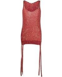 Stella McCartney - Sequin-Embellished Knit Tank Top - Lyst