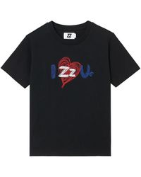 Izzue - Heart Graphic T-Shirt - Lyst