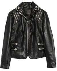 R13 - Lou Stud-Embellished Leather Jacket - Lyst
