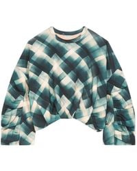 Dries Van Noten - Sweater Met Geometrische Print - Lyst
