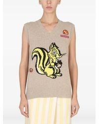 Cormio - Squirrel-Print Knit Vest - Lyst