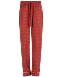 forte_forte - Le Club Print Satin-Finish Pajamas - Lyst