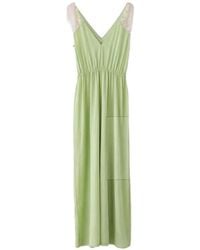 Kristina Ti - Guenda Lace-Trim V-Neck Maxi Dress - Lyst