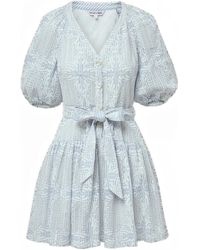 Veronica Beard - Abito Bobbie Con Maniche A Palloncino - Lyst