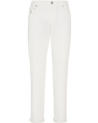 Brunello Cucinelli - エンブロイダリー ジーンズ - Lyst