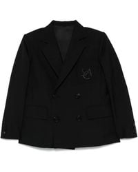 Sacai - Logo-Appliqué Blazer - Lyst