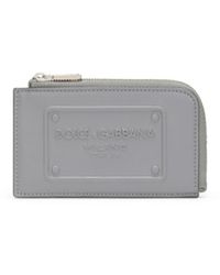 Dolce & Gabbana - Logo-embossed Leather Card Holder - Lyst