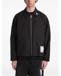 Maison Mihara Yasuhiro - Logo-Patch Zip-Up Jacket - Lyst