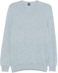 Fedeli - Crew Neck Cashmere Sweater - Lyst