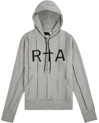 RTA - Felpa Con Cappuccio E Logo - Lyst