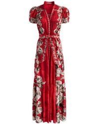 Alice + Olivia - Cora Maxi Dress - Lyst