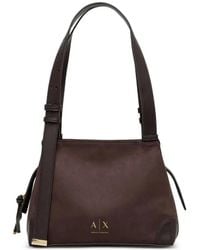 ARMANI EXCHANGE - Logo-Print Panelled Tote Bag - Lyst
