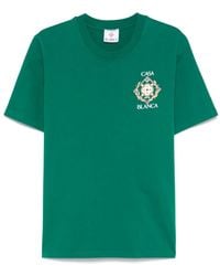 CASABLANCA - Championship Diamond T-Shirt - Lyst