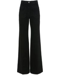 Victoria Beckham - Alina Patch-Pocket Jeans - Lyst