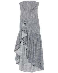 Leen Mougrhabi - Sophia Ruffled Asymmetric Dress - Lyst