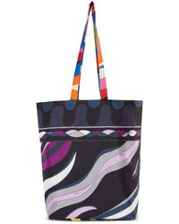 Emilio Pucci - Gallery Reversible Silk Tote Bag - Lyst
