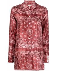 Golden Goose - Camicia con stampa paisley - Lyst