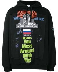 Vetements - Hoodie mit grafischem Print - Lyst