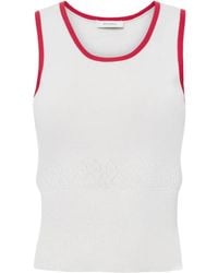 JW Anderson - Contrasting-Trim Tank Top - Lyst