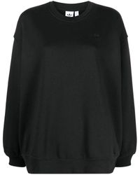 adidas - Logo-embroidered Cotton Sweatshirt - Lyst