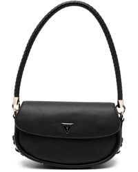 Guess - Danya Triangle Logo Leather Tote Bag - Lyst