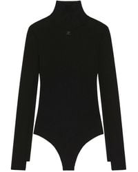 Courreges - モックネック ボディスーツ - Lyst