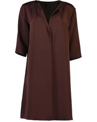 Peter Cohen - Oh Satin V-Neck Dress - Lyst