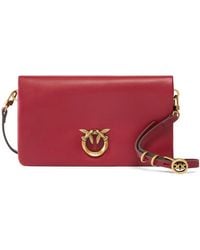 Pinko - Small Love Click Soft Cross Body Clutch Bag - Lyst