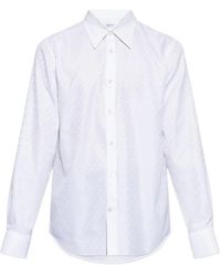 McQueen - Skull-Print Shirt - Lyst