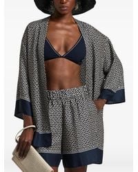 Peserico - Patterned Kimono - Lyst