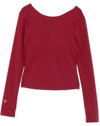 MACRON - O.N.E. Scoop-Back Blouse - Lyst