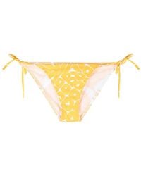 Eres - Regal Leaf-Print Bikini Bottoms - Lyst