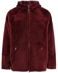 Salvatore Santoro - Reversible Shearling Hooded Zip Jacket - Lyst