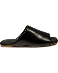 LA ROSE - Nappa Sabot Sandals - Lyst