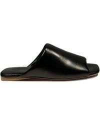 LA ROSE - Nappa Sabot Sandals - Lyst