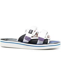 Suicoke - Double Touch-Strap Panelled Slides - Lyst