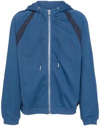 FIVE CM - Panelled Zip-Up Hoodie - Lyst