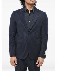 Corneliani - Pinstriped Peak-Lapel Blazer - Lyst