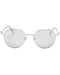 Moncler - Owlet Round-frame Sunglasses - Lyst