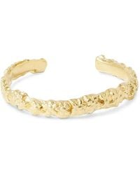 YSSO - Louiza Hammered Cuff Bracelet - Lyst