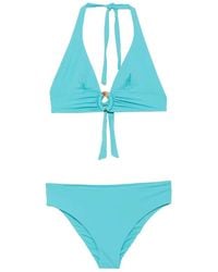 Fisico - Haut De Bikini À Dos-Nu À Détail D'Anneau - Lyst